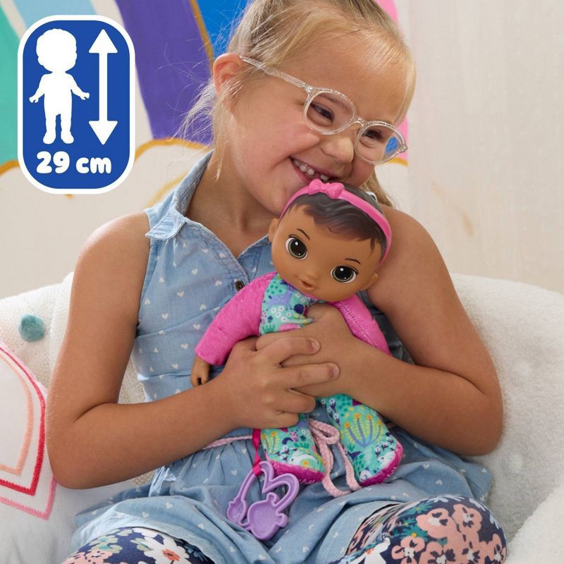 slide 7 of 7, Baby Alive Sweet 'N Snugglier Baby Doll - Brown Hair/Brown Eyes, 1 ct
