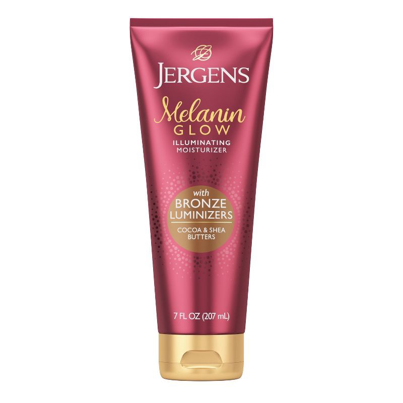 slide 1 of 11, Jergens Natural Glow Melanin Glow Body Lotion - Bronze - 7 fl oz, 7 fl oz