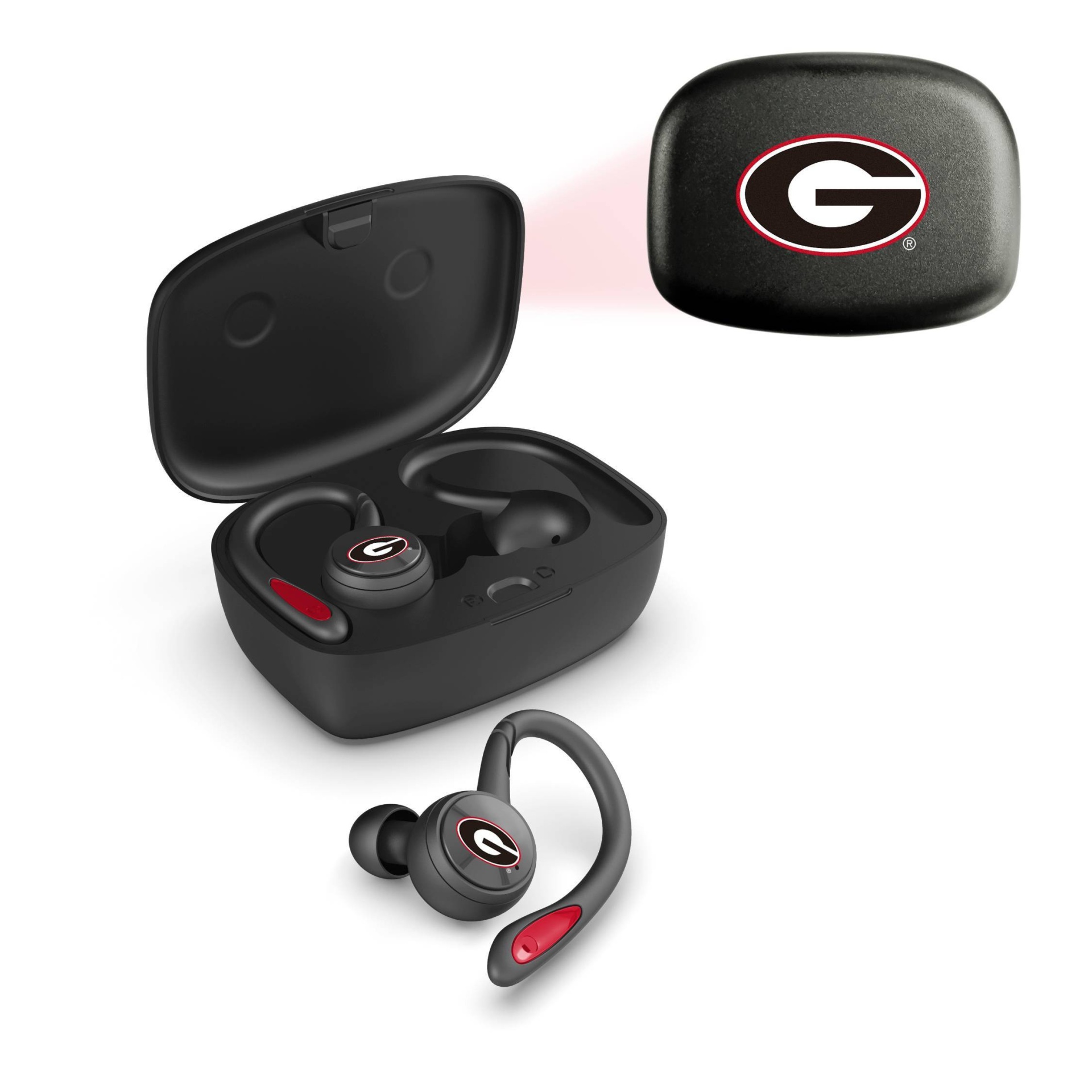 NCAA Georgia Bulldogs True Wireless Bluetooth Sports Earbuds 1 ct