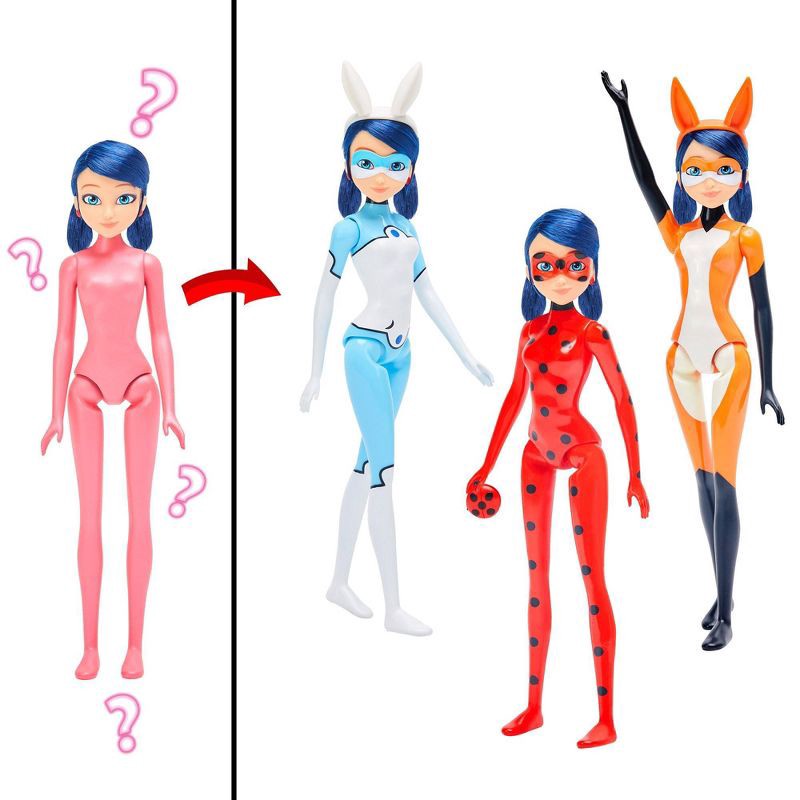 slide 4 of 11, Miraculous Magic Heroez Transformation Surprise Marinette, 1 ct