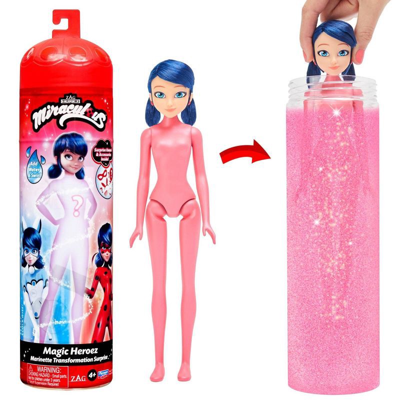 slide 5 of 11, Miraculous Magic Heroez Transformation Surprise Marinette, 1 ct