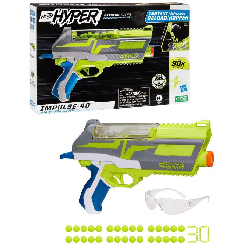 slide 5 of 8, NERF Hyper Impulse-40 Blaster, 1 ct