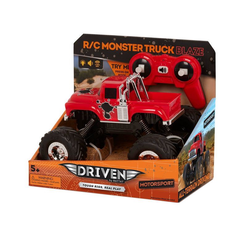 slide 8 of 8, DRIVEN by Battat RC Motorsport Monster Truck - BLAZE, 1 ct