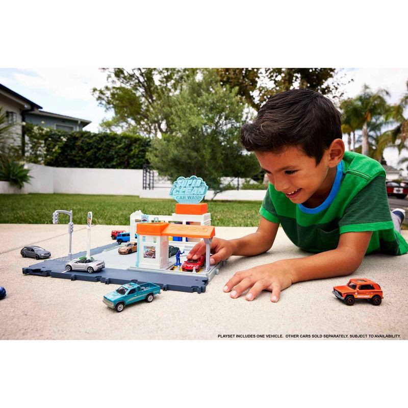 slide 2 of 6, Matchbox MBX Action Drivers Super Car Wash Playset, 1 ct