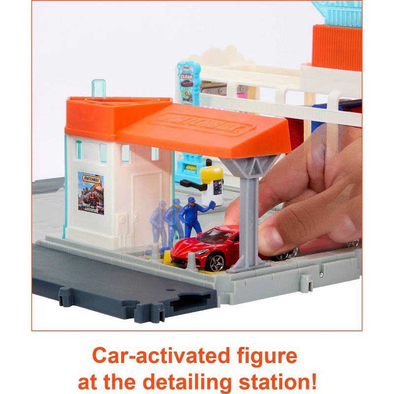 slide 4 of 6, Matchbox MBX Action Drivers Super Car Wash Playset, 1 ct