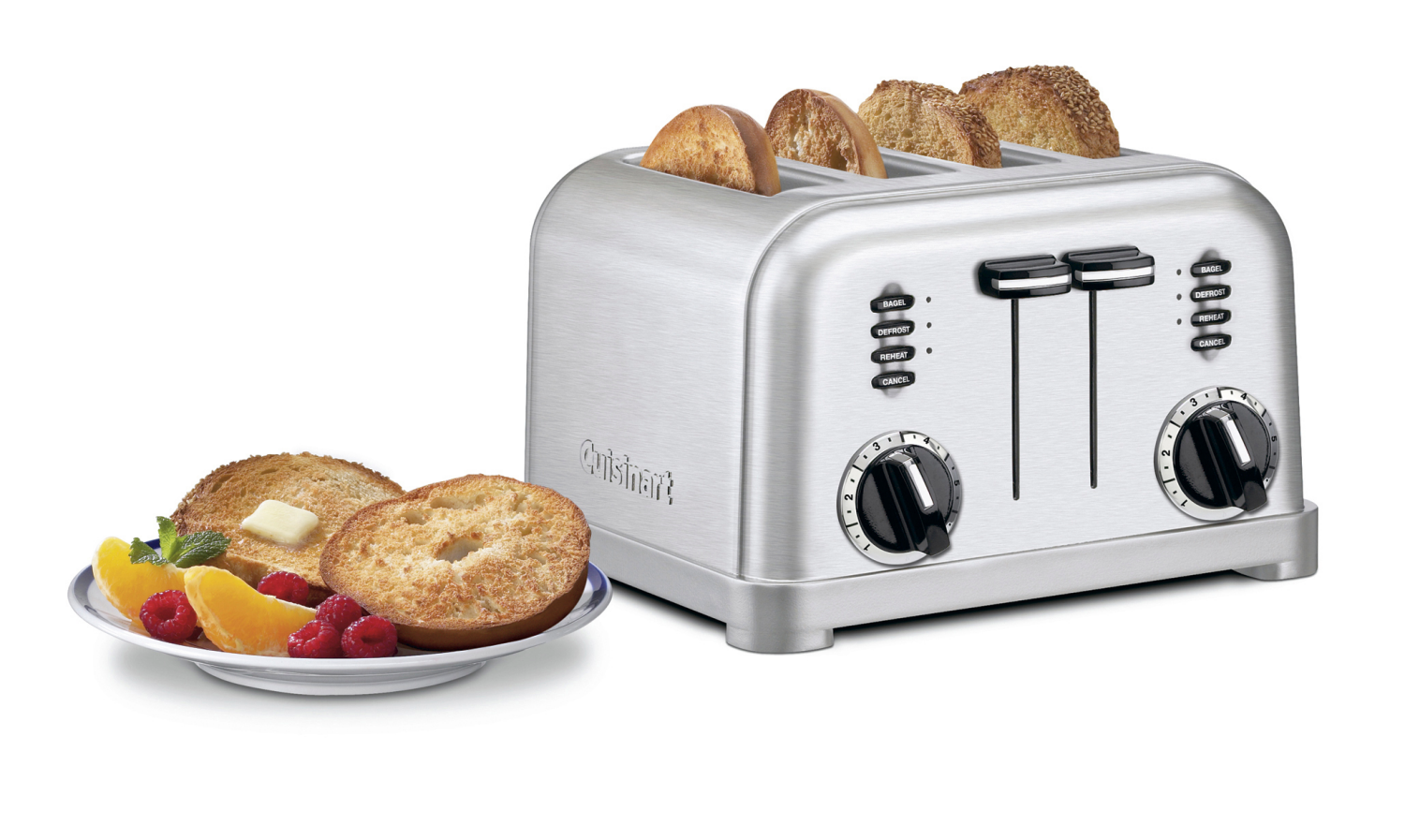slide 2 of 2, Cuisinart 4-Slice Metal Classic Toaster, 1 ct