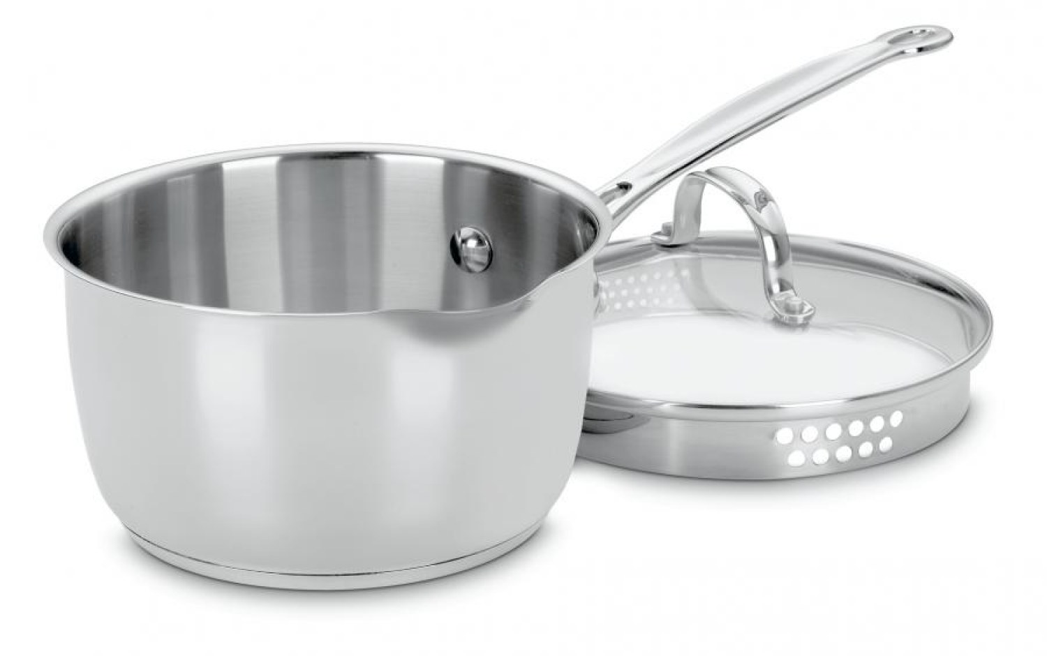 slide 1 of 1, Cuisinart 719-18 Chef's Classic Stainless 2-Qt. Saucepan with Cover, 1 ct