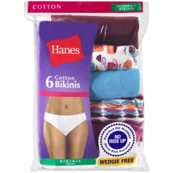 Hanes Cool Comfort Women's Cotton Bikini Panties Assorted Colors