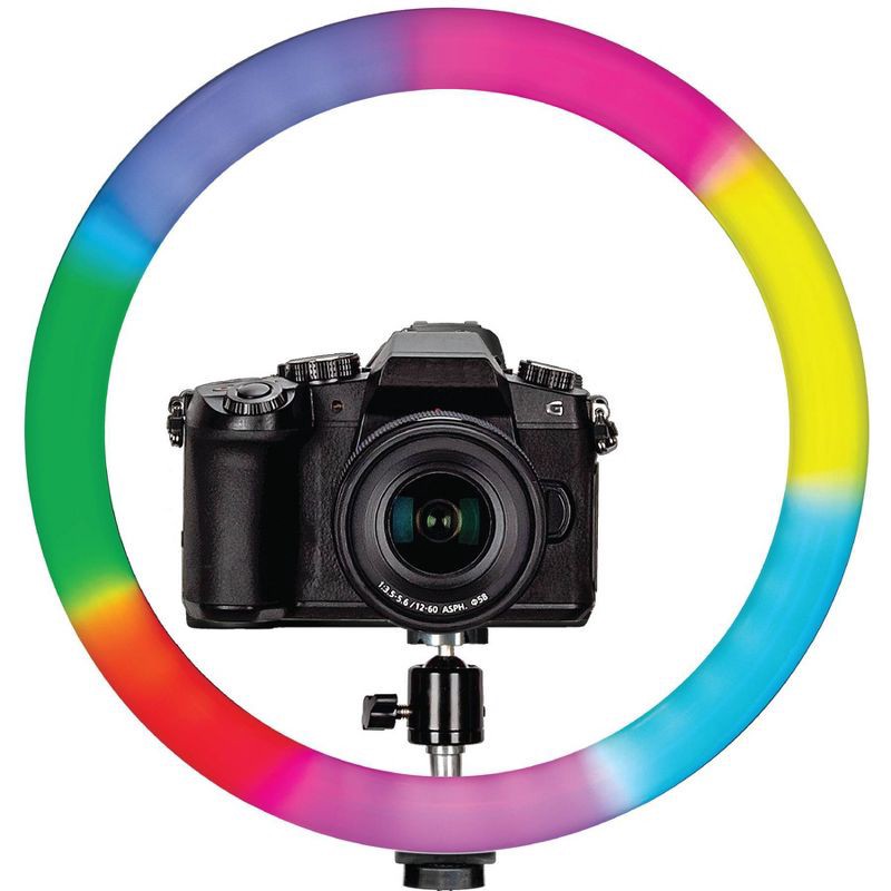 slide 2 of 15, Sunpak 12" RGB Ringlight, 1 ct