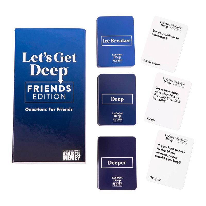 slide 2 of 9, What Do You Meme? Let's Get Deep Game: Friends Edition, 1 ct