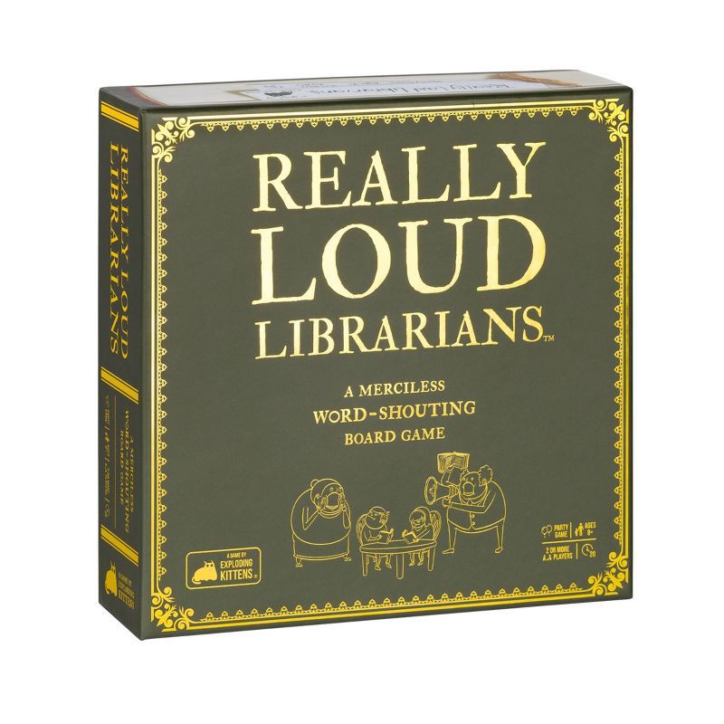 slide 1 of 7, Really Loud Librarians Game by Exploding Kittens, 1 ct
