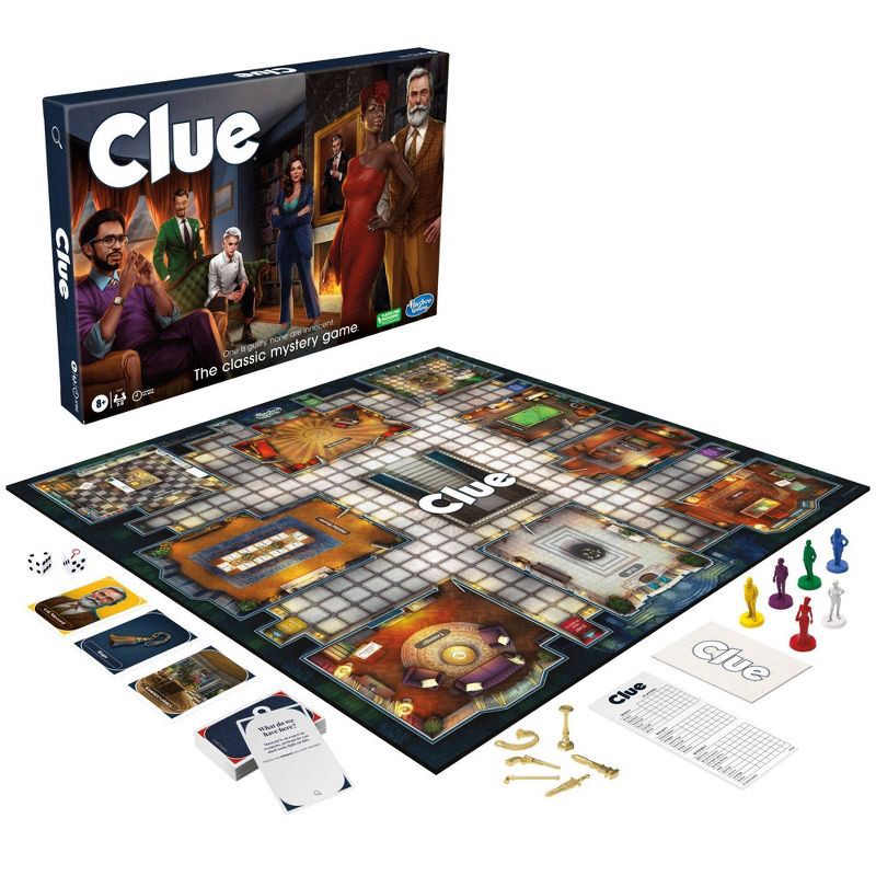 slide 1 of 8, Hasbro Gaming Clue Classic Mystery Board Game, 1 ct