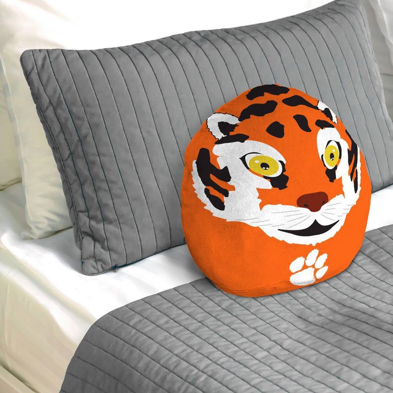 slide 2 of 3, NCAA Clemson Tigers 16"x16" Plushie Mascot Pillow, 1 ct
