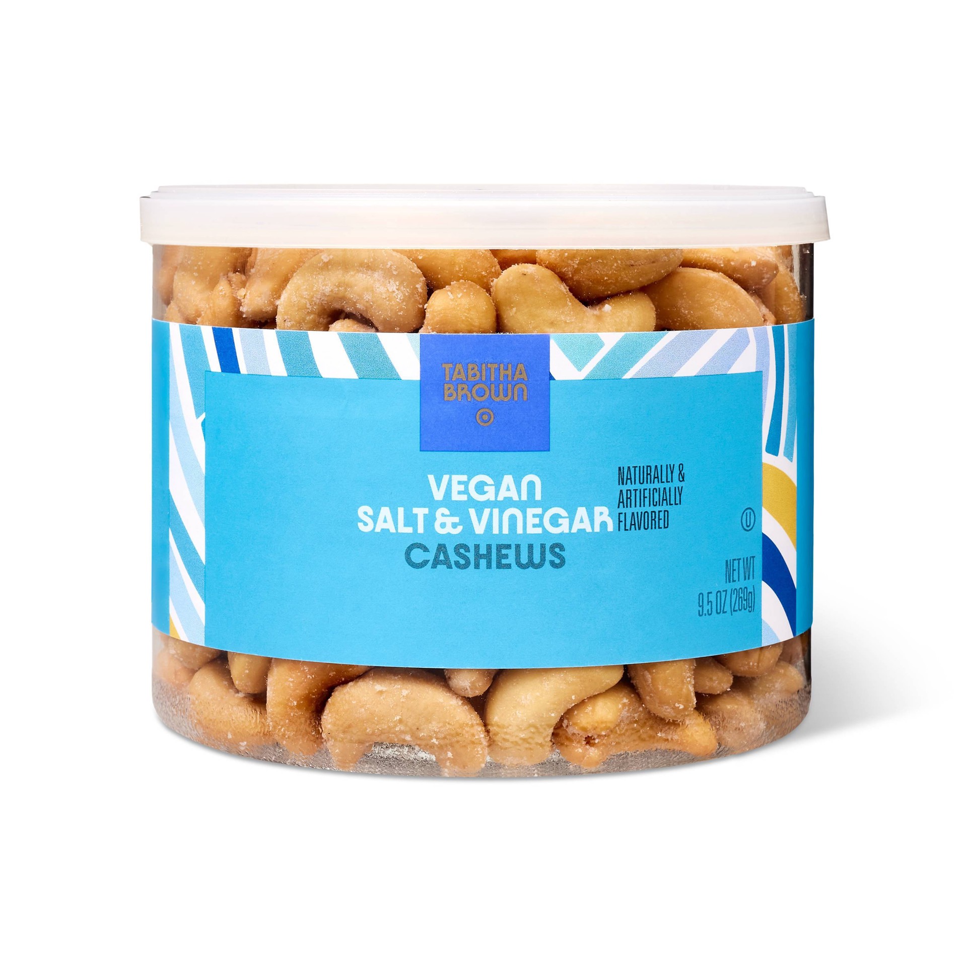 slide 1 of 3, Vegan Salt & Vinegar Cashews - 9.5oz - Tabitha Brown For Target, 9.5 oz