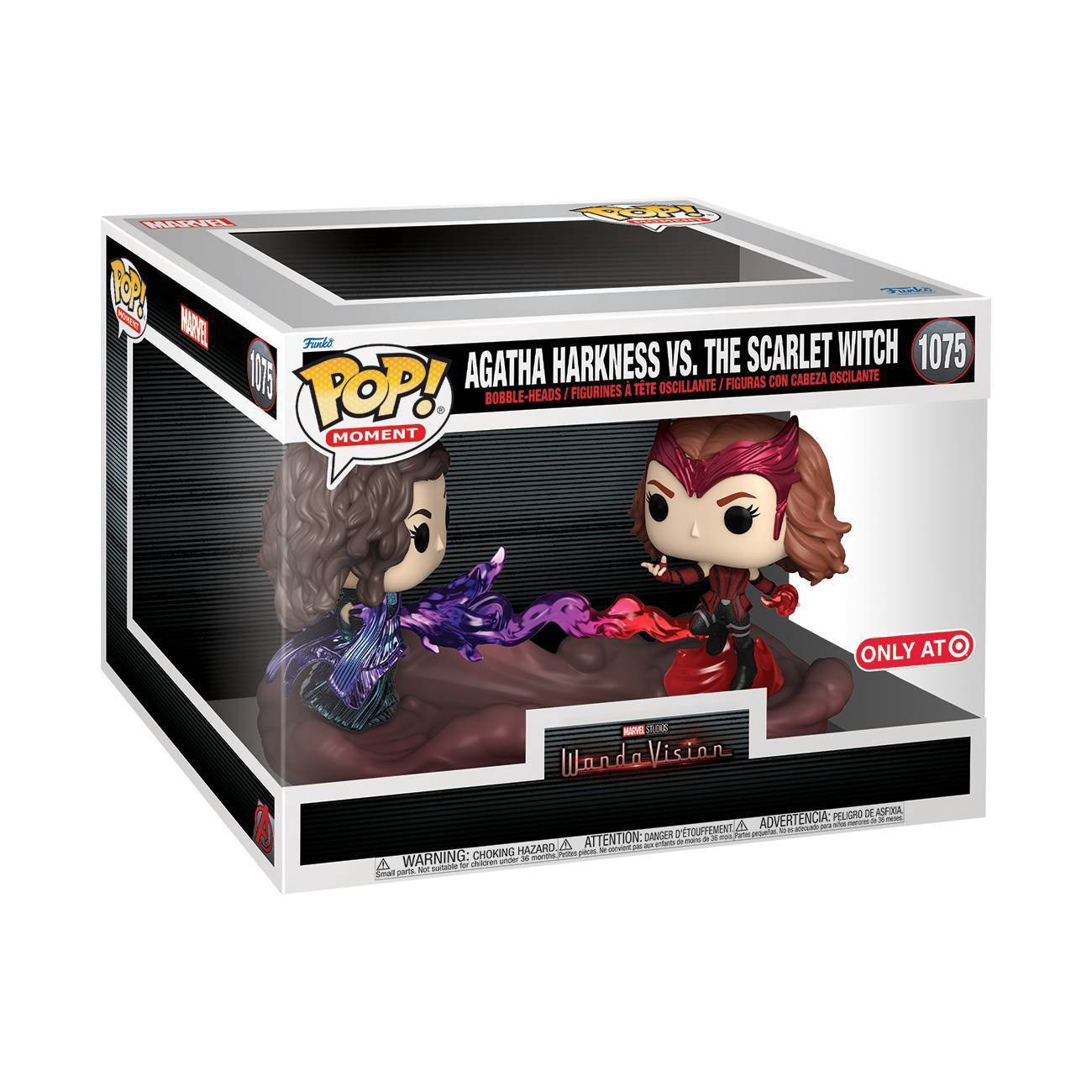 slide 1 of 3, Funko POP! Moment: Marvel WandaVision - Agatha Harkness vs. The Scarlet Witch (Target Exclusive), 1 ct