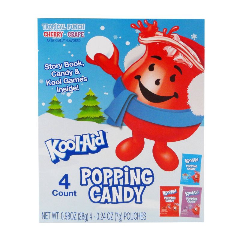 slide 1 of 5, Kool-Aid Christmas Popping Candy Story Book - 0.98oz/4pk, 0.98 oz, 4 ct