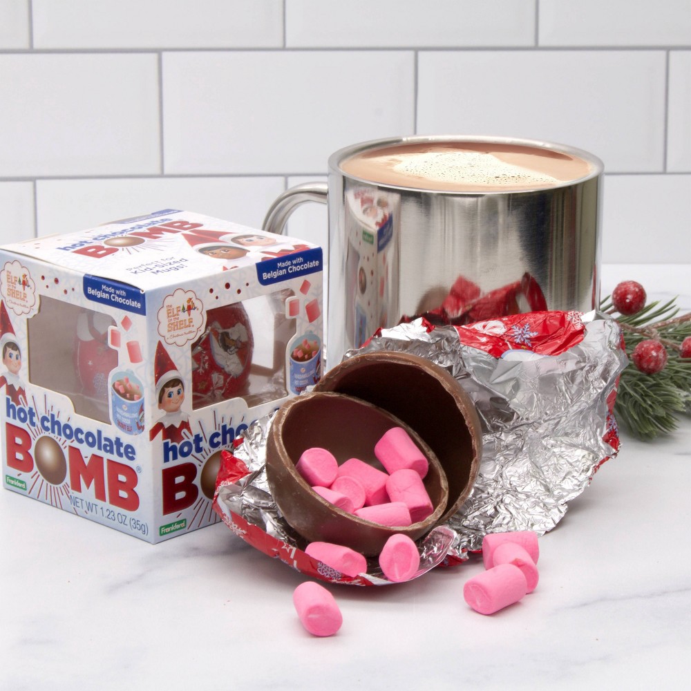 slide 3 of 6, Elf on the Shelf Elf on Shelf Hot Chocolate Bomb - 1.23oz, 1.23 oz