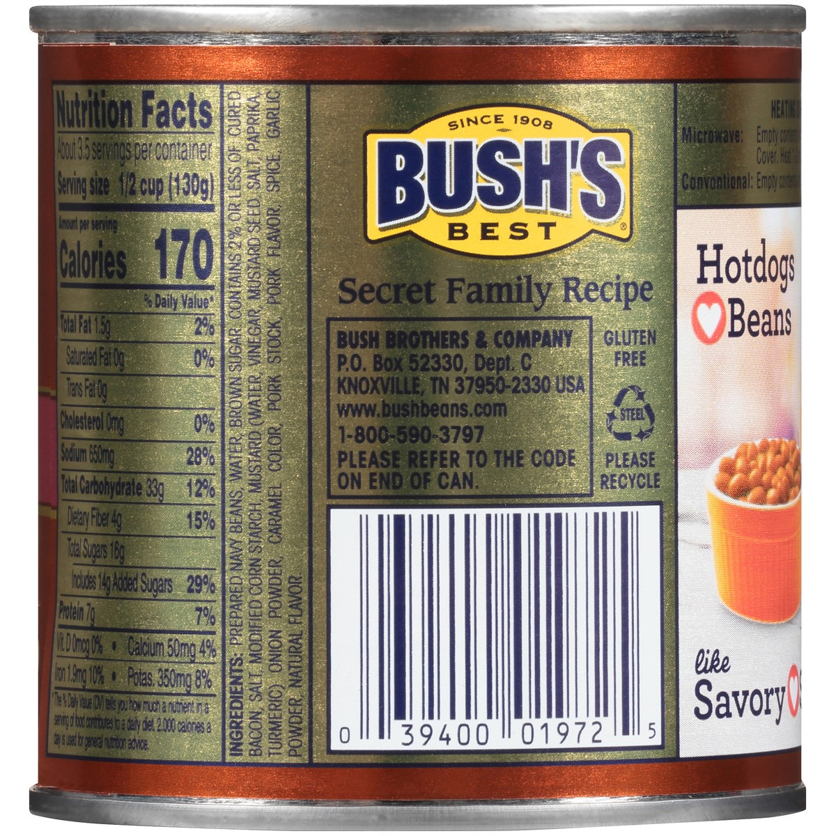 slide 5 of 7, Bush's Best Bush's Country Style Baked Beans 16 oz, 16 oz