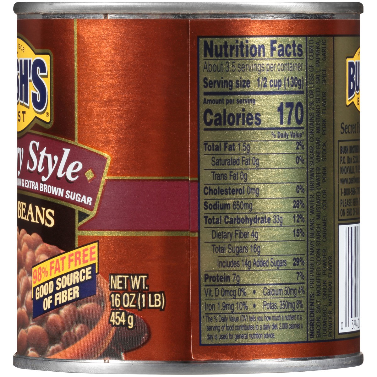 slide 7 of 7, Bush's Best Bush's Country Style Baked Beans 16 oz, 16 oz