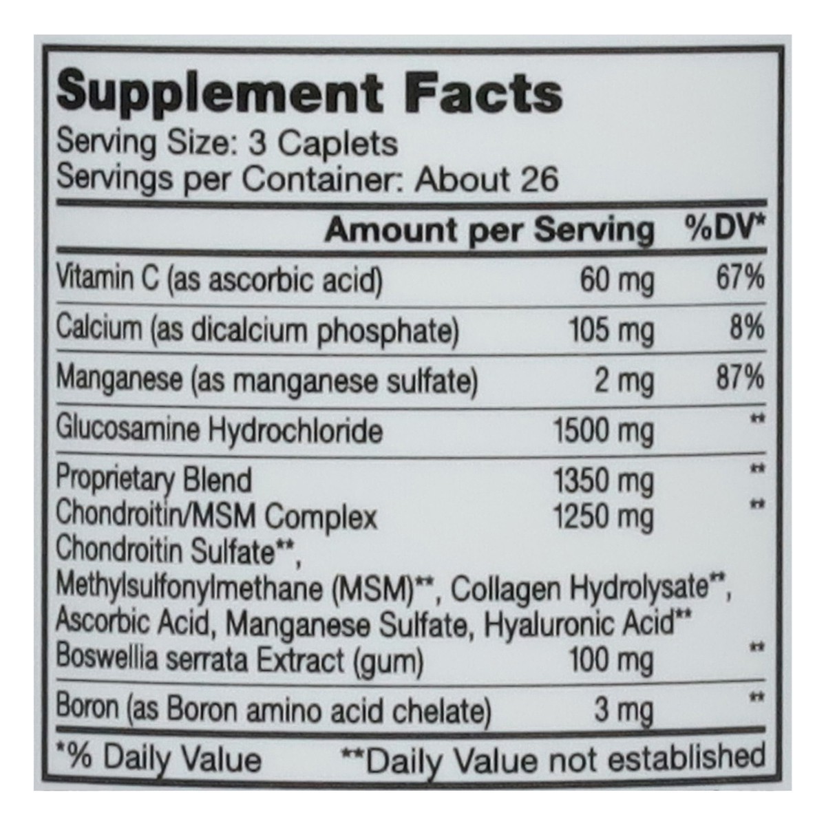 slide 13 of 14, TopCare Health Triple Strength Glucosamine & Chondroitin with MSM 80 Caplets, 80 ct