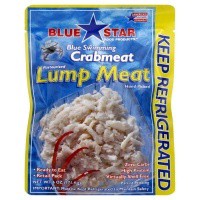 slide 1 of 1, Blue Star Crab Lump Meat Pasteurized, 6 oz