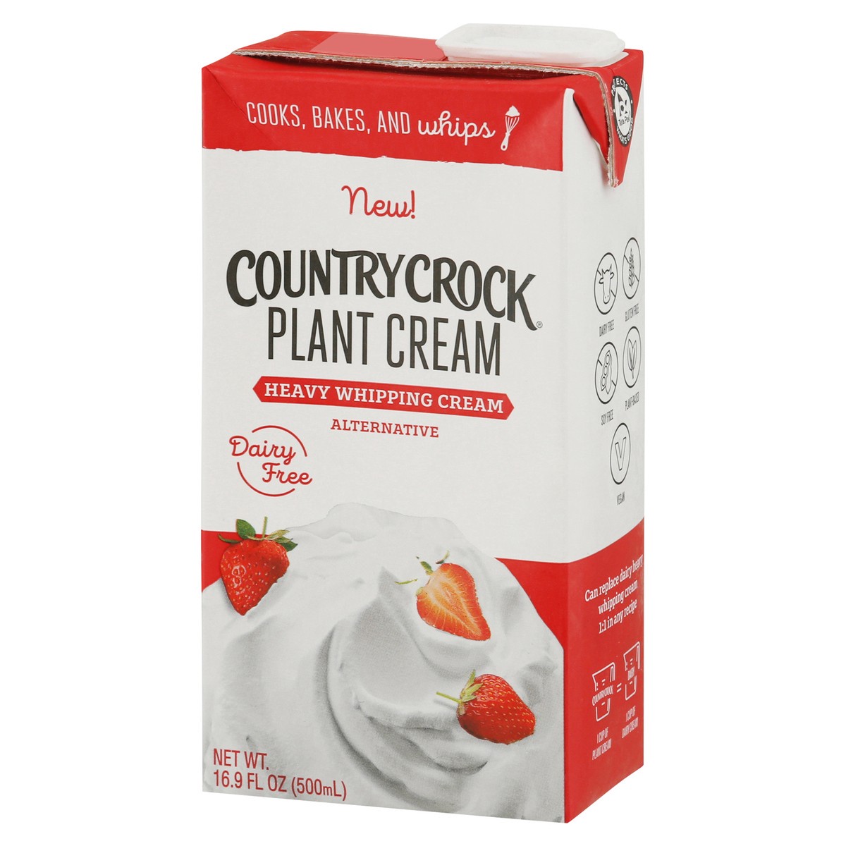 slide 2 of 13, Country Crock Plant Cream Heavy Whipping Cream Alternative, 16.9 fl oz