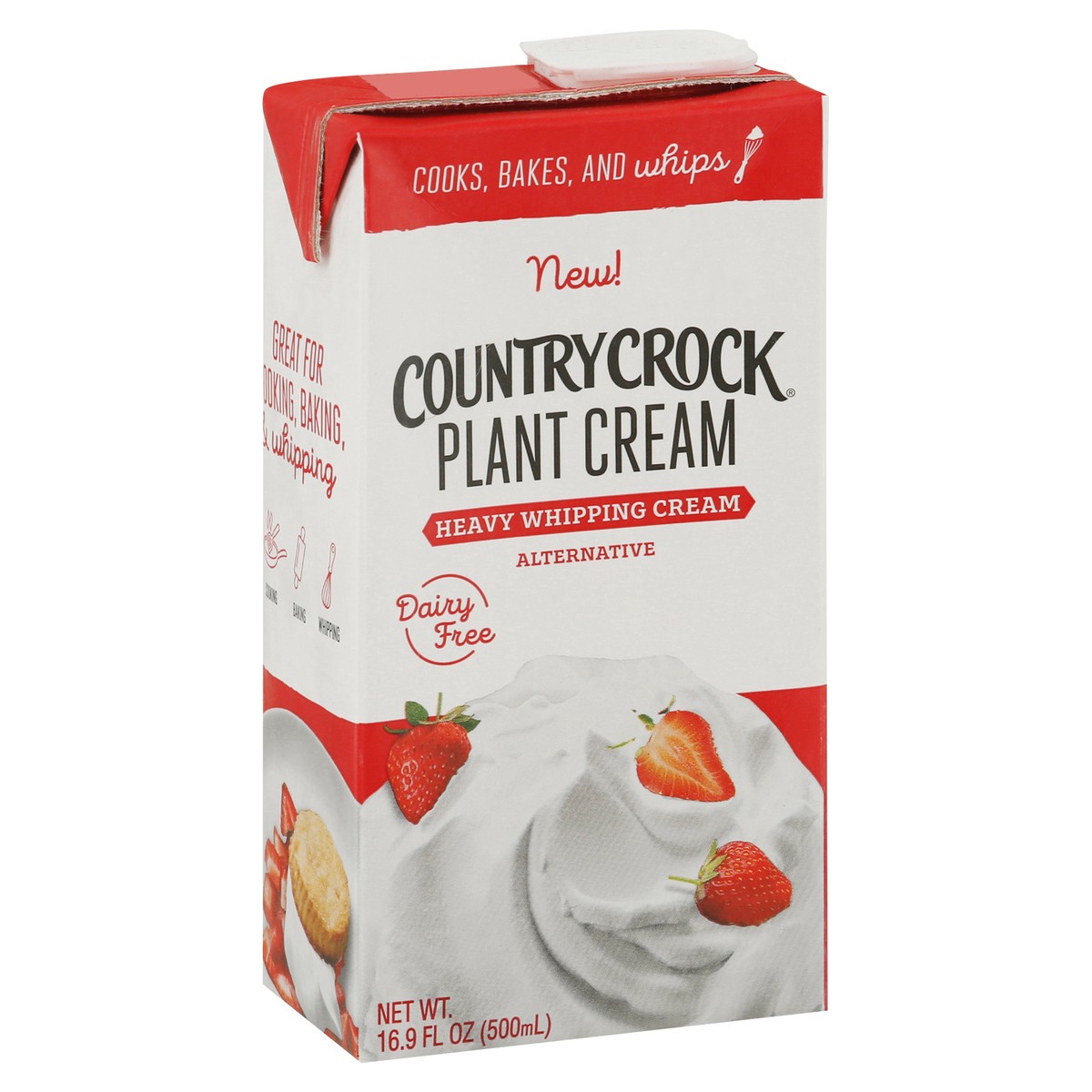 slide 3 of 13, Country Crock Plant Cream Heavy Whipping Cream Alternative, 16.9 fl oz