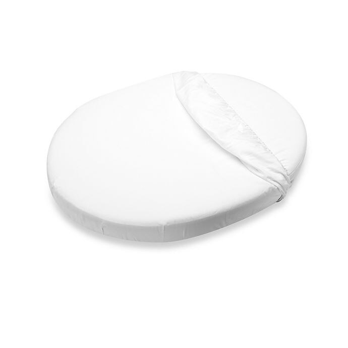 slide 1 of 1, Stokke Sleepi Mini Fitted Sheet - White, 1 ct