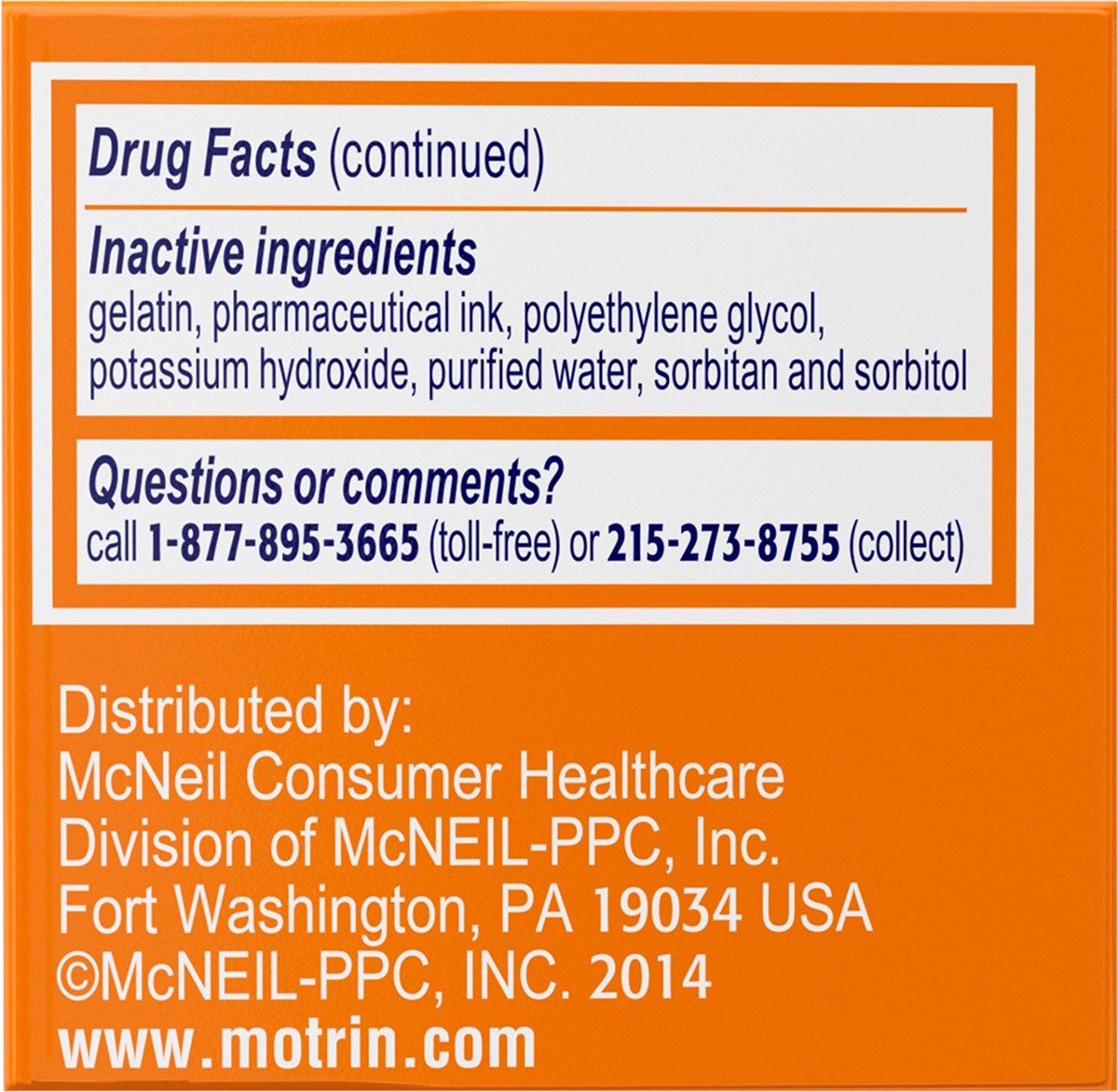 slide 6 of 7, Motrin IB Liquid Gels, Ibuprofen 200 mg, Pain Reliever & Fever Reducer Minor Arthritis Pain, Muscular Aches, Headache, Menstrual Cramps & Backache, NSAID, 20 Ct, 20 ct