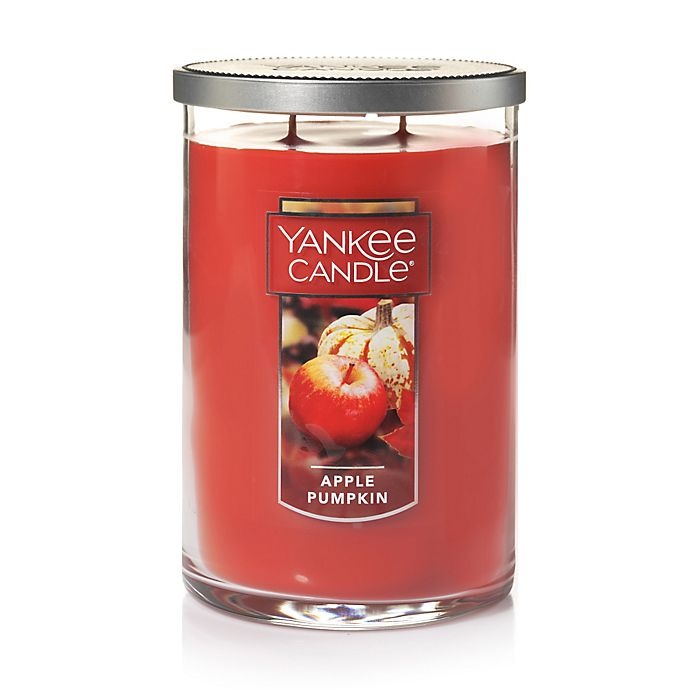 slide 1 of 1, Yankee Candle Housewarmer Apple Pumpkin Medium 2-Wick Candle Tumbler, 1 ct