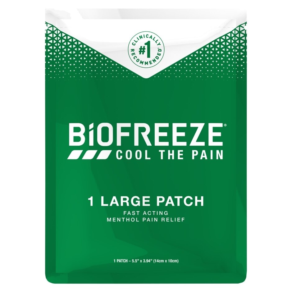 slide 1 of 1, Biofreeze Pain Relief Patch, 1 ct