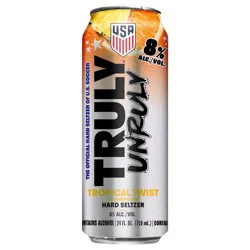 Truly Unruly Hard Seltzer Tropical Twist 8% ABV - 24 fl oz Can
