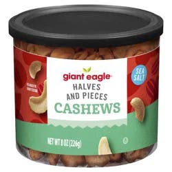 Giant Eagle Cashew Halves & Pieces With Sea Salt