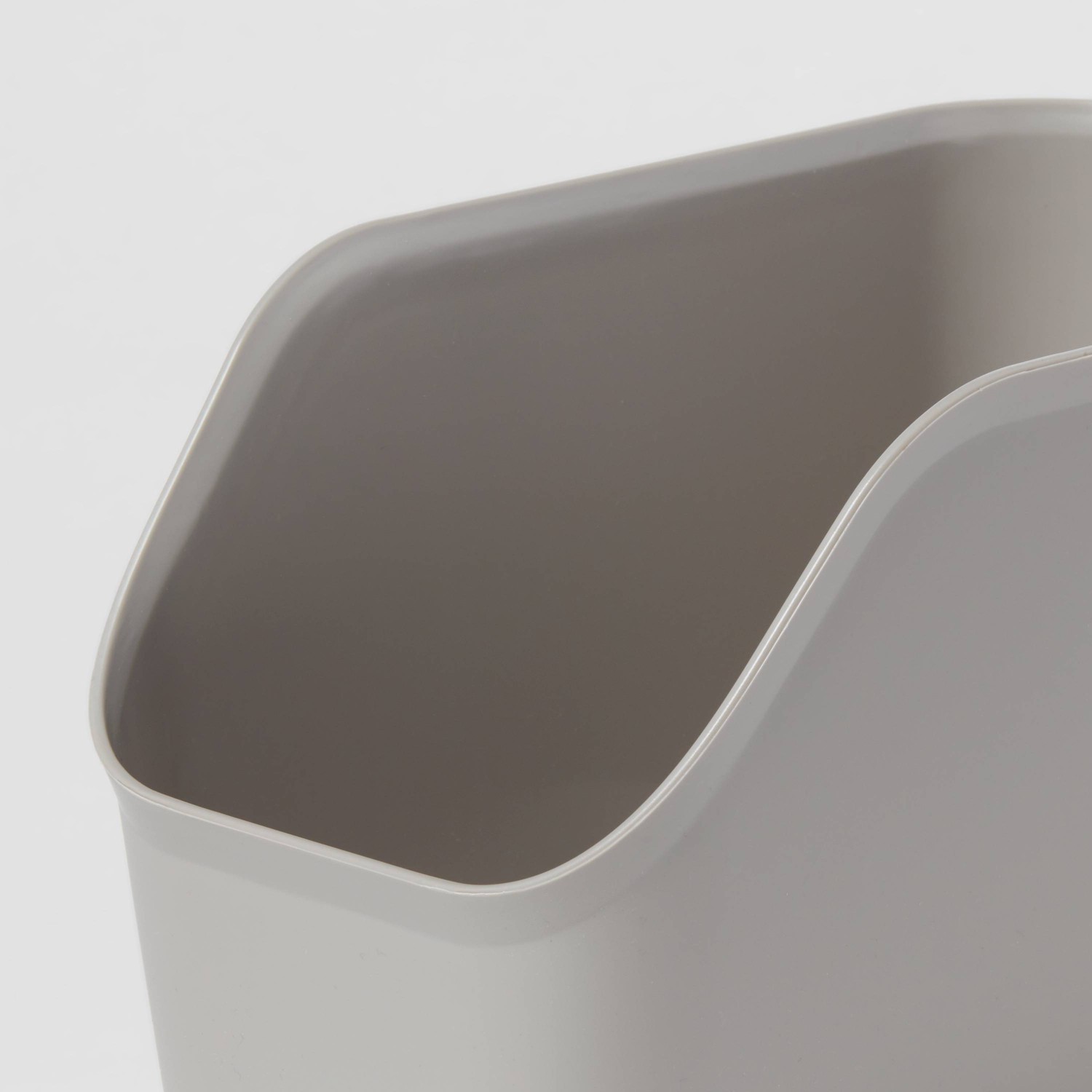 Small Plastic Open Face Pantry Bin White - Brightroom™