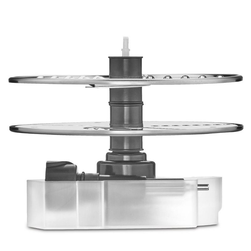 slide 6 of 14, Cuisinart Core Custom 10-Cup Food Processor - Anchor Gray - FP-110AG: Stainless Steel Blades, 2-Speed, 500 Watts, 1 ct