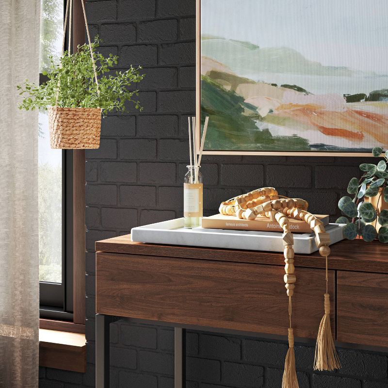 slide 2 of 4, Rectangle Marble Tray White - Threshold™, 1 ct