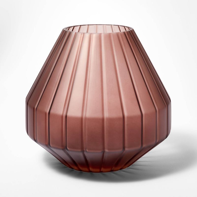 slide 1 of 1, Threshold designed w/Studio McGee Fluted Glass Vase - Threshold designed with Studio McGee, 1 ct