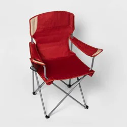 Outdoor Portable Quad Chair Red - Embark™: Steel Frame, 225 lb Capacity