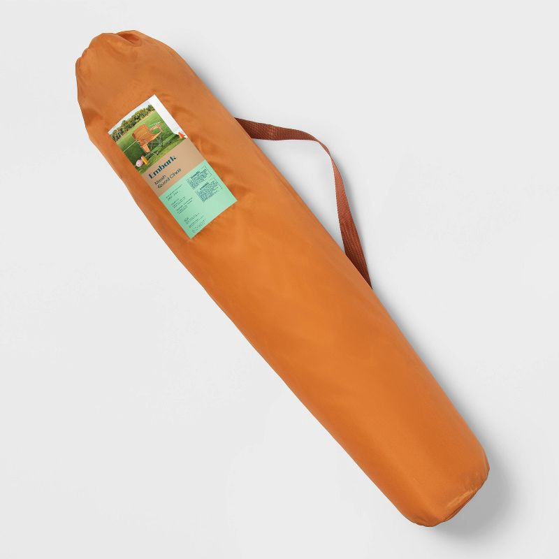 slide 5 of 5, Outdoor Portable Mesh Chair Orange - Embark™: Steel Frame, Max Capacity 250 lbs, 250 lb