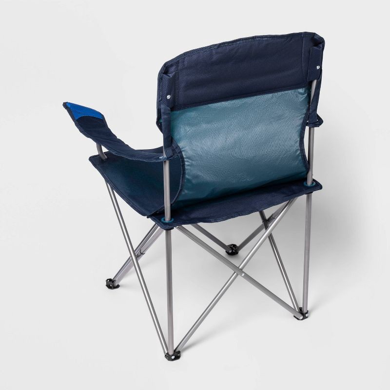 slide 3 of 5, Outdoor Portable Quad Chair Blue - Embark™, 1 ct