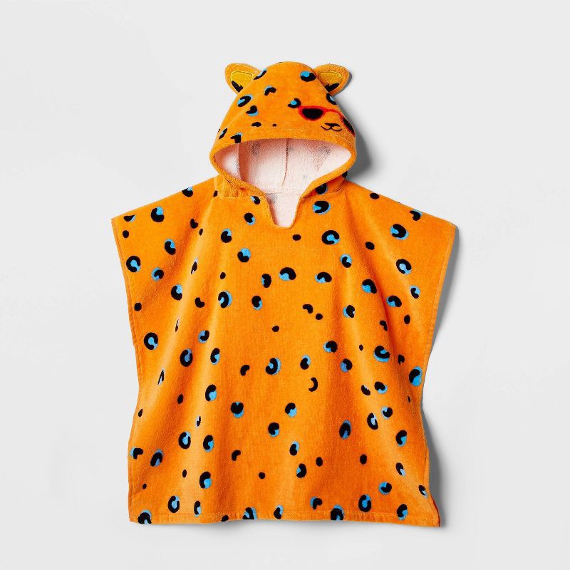 slide 1 of 3, Cheetah Kids Hooded Beach Towel - Sun Squad, 1 ct