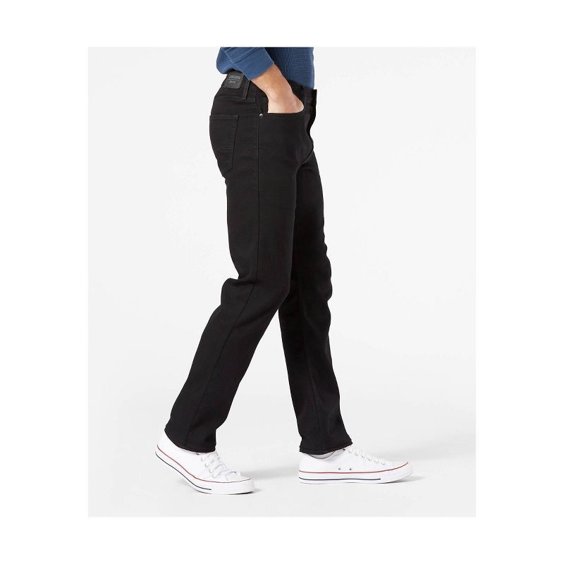 slide 2 of 3, DENIZEN from Levi's DENIZEN® from Levi's® Men's 232™ Slim Straight Fit Jeans - Black Denim 36x32: Heavyweight Stretch Denim, 1 ct