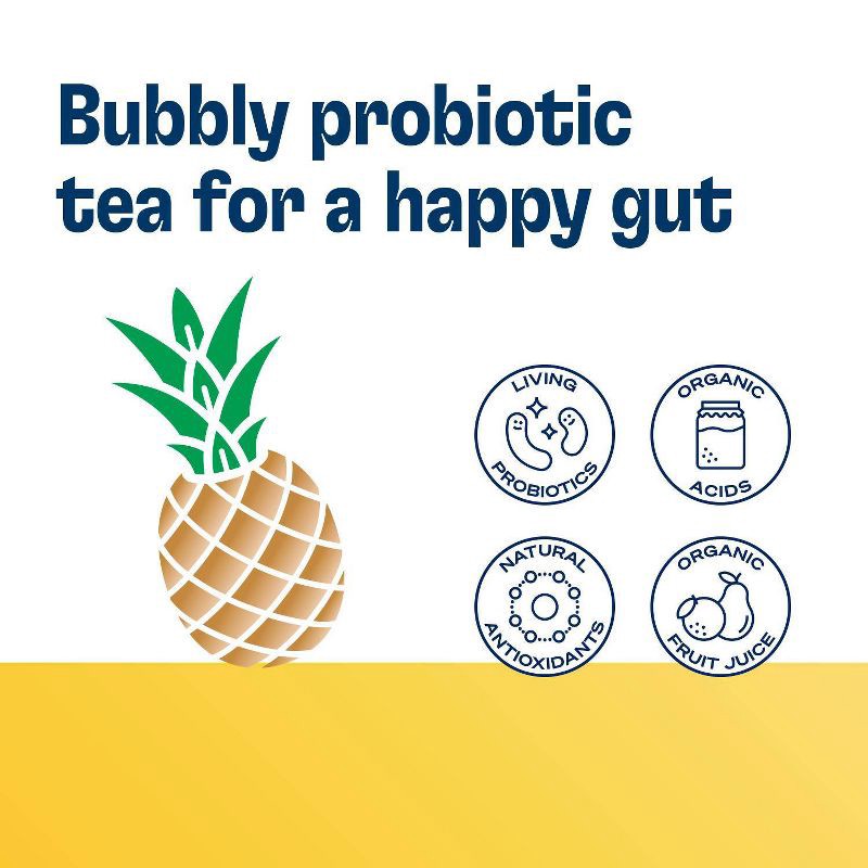 slide 3 of 6, Health-Ade Health Ade Organic Ginger Pineapple Belly Reset Kombucha - 16 fl oz, 16 fl oz
