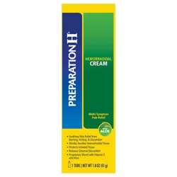 Preparation H Hemorrhoid Cream with Aloe - 1.8 Oz