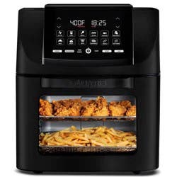 Gourmia 14qt All-in-One Digital Air Fryer, Oven, Rotisserie & Dehydrator: Stainless Steel, 1550W, Dishwasher-Safe Parts