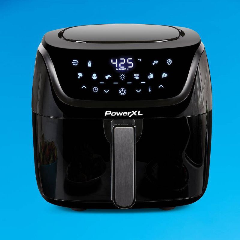slide 3 of 12, PowerXL Vortex Pro Air Fryer 4qt - Black, 4 qt