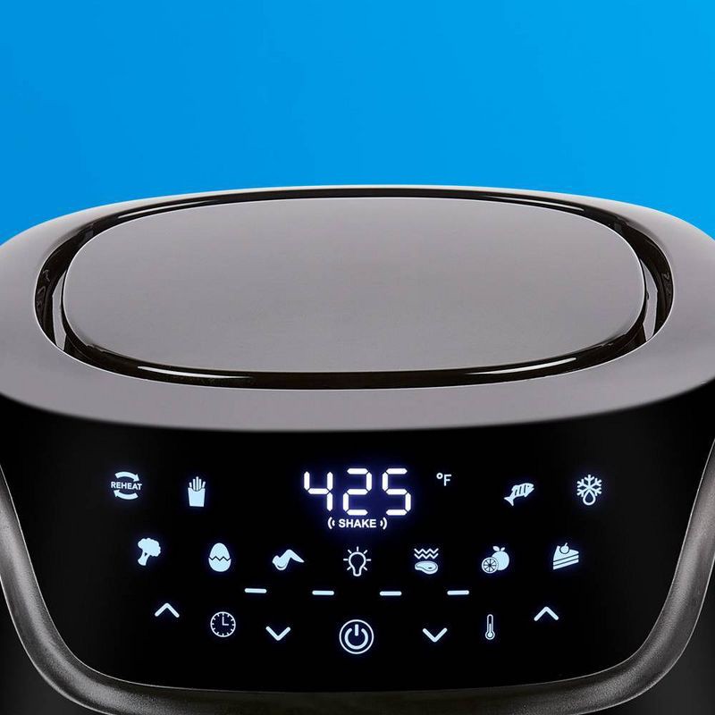 slide 10 of 12, PowerXL Vortex Pro Air Fryer 4qt - Black, 4 qt