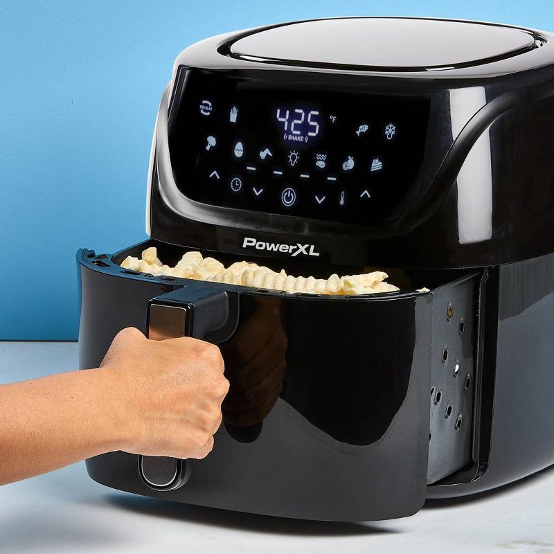 slide 4 of 12, PowerXL Vortex Pro Air Fryer 4qt - Black, 4 qt
