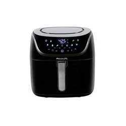 PowerXL Vortex Pro Air Fryer 8qt - Black: 1700W, Nonstick, Dishwasher-Safe, Automatic Shut-Off