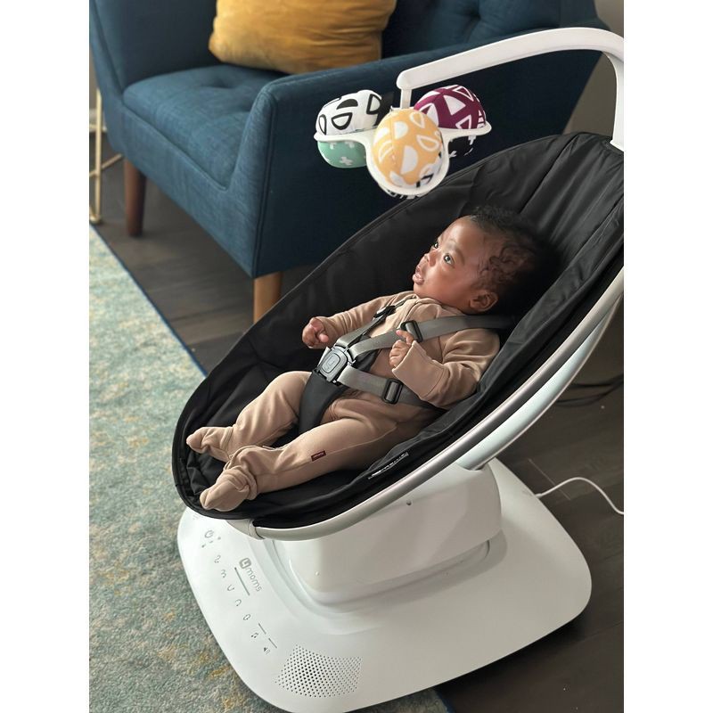 slide 5 of 6, 4moms mamaRoo Multi-Motion Baby Swing Smart Connectivity - Black, 1 ct